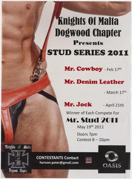 Knights of Malta presents Stud Series 2011 : Mr. Cowboy, Mr. Denim Leather, Mr. Jock : winner of ...