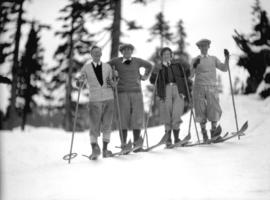 Skiing on Grouse Mountain