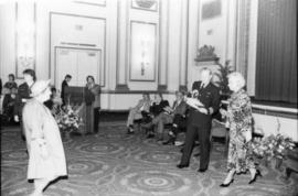 Jeanne Sauvé presenting award to recipient