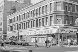 [100 and 106 West Hastings Street - Super X Drugs and Pharmacy, W.E. Stover Dental Mechanic, and ...