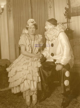 A couple in costume
