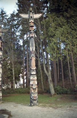 Totem pole at Brockton Point