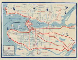 Visitors map of Vancouver