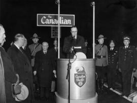 C.P.R. unveiling of The Canadian