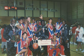 La Watts Magicians California team at Super Socco Youth Basketball Tournament