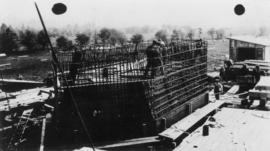 Reinforcement of caisson : May 28, 1924
