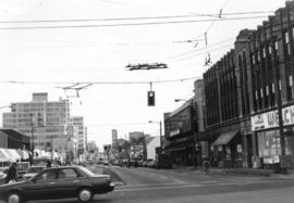 Broadway and Granville [Street looking] east