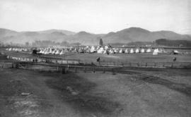[View of military camp]