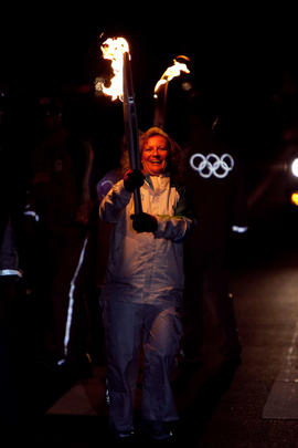 Day 002, torchbearer no. 132, Carole Robertson - Nanaimo, Sooke