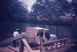 Jeep on ferry