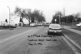 West 57th Avenue and Heather Street looking west