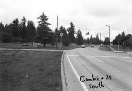 Cambie [Street] and 29th [Avenue looking] south