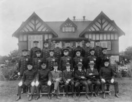 [Group portrait of Point Grey Police Department]