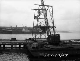 Raw sugar dock construction & demolition of old dock