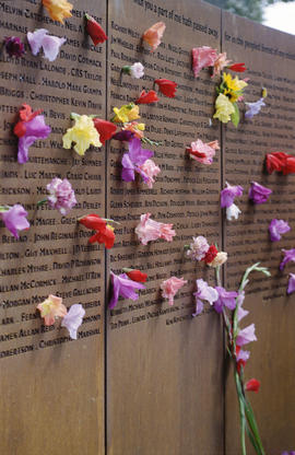 AIDS Memorial dedication