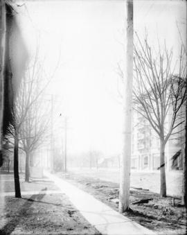 [View of Burrard Street, looking north from near Georgia Street]