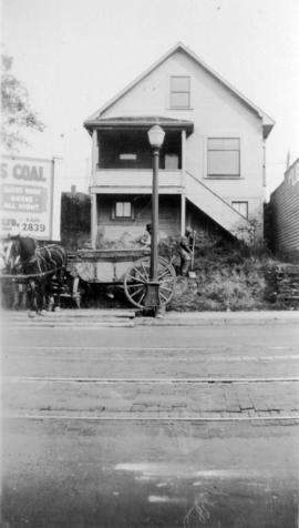 [Clearing the lot at 2818 and 2820 Granville Street]