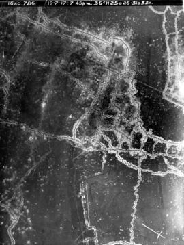 [Aerial view of trenches]