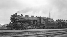 C.N.R. Steam, Pass. Eng. #5276 at Edmonton