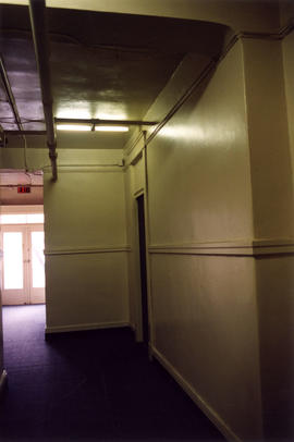 Interior hallway of Columbia Hotel at 303 Columbia Street