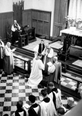 Consecration of Sir Francis Heathcote as Bishop of New Westminster at Christchurch Cathedral