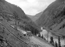 Army convoy [to Banff National Park]