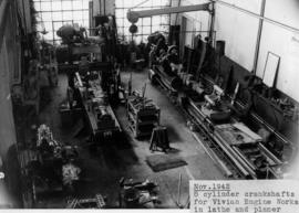 War work: 8 cylinder crankshaft for Vivian Engine Works