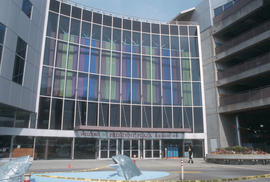 Exterior of President Plaza shopping mall