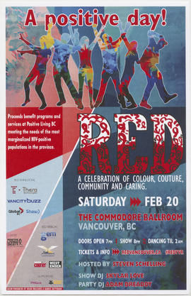 Red : a celebration of colour, couture, community and caring : Saturday, Feb. 20 : The Commodore ...