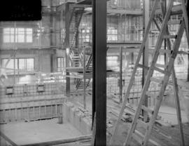 Powerhouse construction - view of interior construction