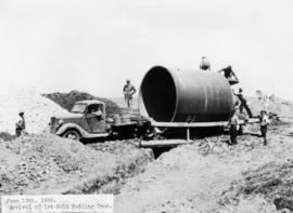 Arrival of 1st first cold boiling tank