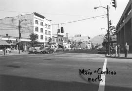 Main and Cordova [Streets looking] north