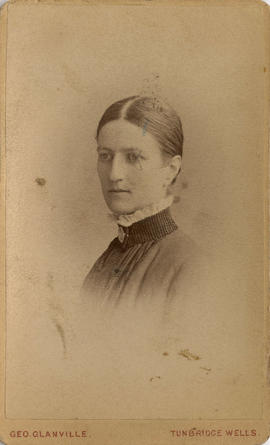 Portrait of unidentified woman