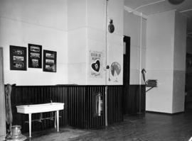 Interior of Fairview High School of Commerce, hallway