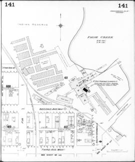 Plate 141 [Granville Street to False Creek to block west of Fir Street to Third Avenue]