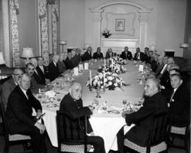 Round Table birthday luncheon for General Victor W. Odlum, table view