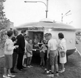 Flying Saucer concession stand on P.N.E. grounds