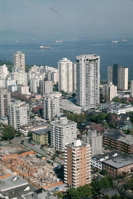 [Cityscape view of the West End]