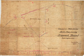 Sketch plan shewing proposed tunnel