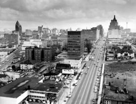 [View of Georgia Street looking east from Broughton Street]