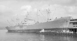 M.S. Akashisan Maru [Mitsui Line at dock]