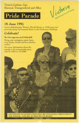 Victoria lesbian, gay, bisexual, transgendered and allies : pride parade : 18 June 1995