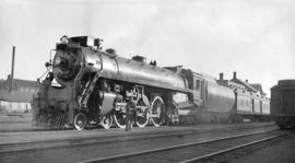 C.N.R. Steam, Pass. Eng. #5704 at Bellville