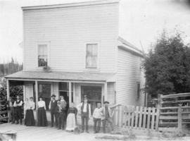 [Exterior of George Gibson's store]