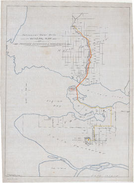 General plan of proposed extension & improvements