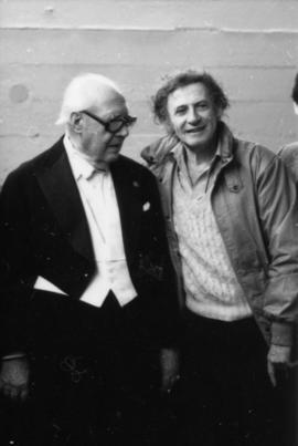 Andrés Segovia and Marcel Marceau in Vancouver