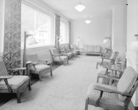 Martin Hotel, interior [showing lounge area], Ocean Falls