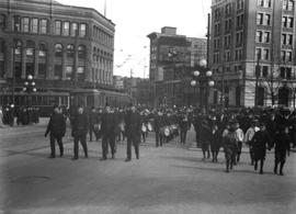 6th Regiment church parade, Hastings Street