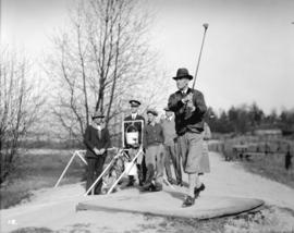 Lord Willingdon's visit [Governor General, at golf course]