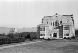 U.B.C. Main Library and Theological [Union] College [in background]